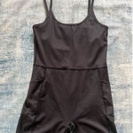 Princess Polly  Black Feel Good Contour Athletic Activewear Catsuit US Size 14 Photo 0