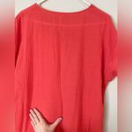 Eileen Fisher  100% Organic Linen Gauze MIDI Dress- Size Petite Medium Photo 5