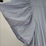 Petal and Pup Barker Light Blue Midi Dress tiered chambray flutter sleeve M flirty Photo 5