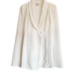 Katie May  Boss Lady Cape Blazer Mini Dress Ivory White Small‎ Photo 4