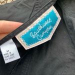 Vintage Southwest Canyon embroidered beaded Aztec Boho cutout back western shirt Black Size M Photo 3