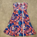 Hutch  Anthropologie Strapless Floral Vacation Women Dress Size 4 Photo 7