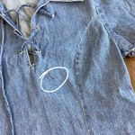 Vintage Nick & Sarah Maxi Denim Dress Blue Size M Photo 6