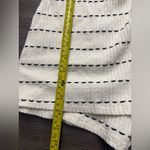 ZARA White Romper with Black Stitching Size S Photo 8