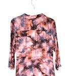 Dolan Anthropologie Cora Oink Gray Button Down Midi Shirtdress size large Pink Photo 5