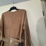 Bebe VEGAN LEATHER LACE MIDI DRESS Photo 8