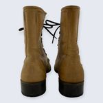 Laredo  Tan Leather Kiltie Lace Up 1.5" Heel Western Roper Boot 118 56156 6 Photo 2