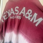Spirit Jersey Texas A&M  Sweatshirt adult 2XL AGGIES Burgundy spellout Photo 4
