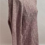 Wool blend brown cable knit turtleneck sweater dress with pockets, size M preppy Size M Photo 8