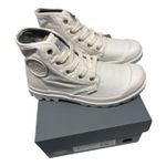 Palladium  Womens Pampa Hi White Canvas | Size 8 Boots | New | High Top Photo 0