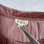 POL  Crewneck Oversized Drop Shoulder Velvet Top Size Medium Lagenlook Bohemian Photo 3