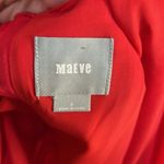 Maeve Anthroplogie Womens Lattice Neck A-line Dress Red Sleeveless Size 6 Photo 14
