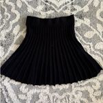 ZARA Black Pleated Sweater Skirt🔷 Photo 1