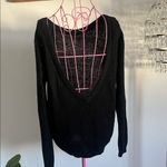 Elegant Black Knit Sweater Size M Photo 1