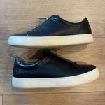 Frye  Women’s Lena Black Leather Zip Up Slip On Sneaker Size 8.5 Photo 1