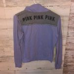 PINK - Victoria's Secret PINK VICTORIA’S SECRET quarter zip sweatshirt purple and gray XS PINK VS top​ Photo 5