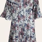 Rabbit Rabbit Rabbit Design 3/4 Bell Sleeve Floral Lace Fit Flare Dress 14 Size 12 Photo 6