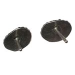 Vintage Sterling Silver Natural Turquoise Post Earrings Photo 3