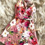 Privacy Please  Floral Mini Dress Pink‎ Small Photo 1