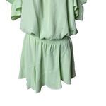 Amanda Uprichard  Ariella Off shoulders Mini Dress in Hypermint sz M Photo 5