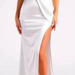 Windsor Lo Formal One-Shoulder Satin Corset Dress Photo 0