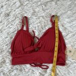 Body Glove Bikini top SENSES OLIVIA TRIANGLE front/back tie CHERRY Size D Cup Photo 11