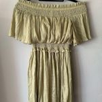 ASOS LONG PLEATED OFF THE SHOULDER MAXI DRESS SIZE 4 Photo 2