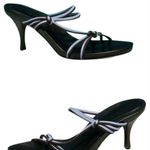 Donald Pliner Mesh Elastic Leather Shoe Expresso Lavender Strappy NWT $225 New Brown Size 7.5 Photo 4