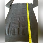 Cable Knit Black Long Sleeve Sweater Dress Women Size XL Photo 6