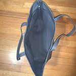 Bath & Body Works  Large Laser Cut Grey & Metallic Silver/Dark Grey Tote Bag Photo 5