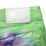 MSGM Rent The Runway Tie Dye Jeans in‎ Lime/Lilac Green Size 8 Photo 11