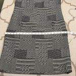 Akris Punto Black and White sleeveless tweed front zipper pockets Dress Photo 8