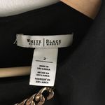 White House | Black Market Jeweled Neck Dress 3/4 Sleeve Black Work Womens… Photo 1