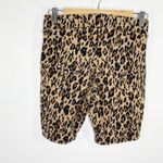 Torrid Tan Brown Cheetah Animal Print Biker Shorts Womens Size 0 Large Photo 1