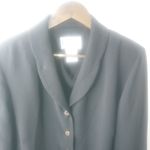 Danny & Nicole Danny Nicole 16W Black Tunic Length Blazer Jacket Plus Funeral Photo 3