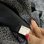 SHOWPO Navy floral long sleeve tie front mini romper dress size 6 Blue Photo 3