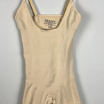 Spanx Power Series Mid Thigh Bodysuit Shapewear Nude Size Medium 10244R Adjustab Photo 0