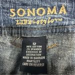 Sonoma  Blue Denim Mini Skirt w/Shorts Underneath, Size 12 Photo 4