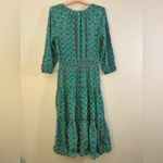 Matilda Jane  Brilliant Daydream Age of Aquarius Midi Dress Smocked Floral Size M Photo 2