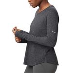 Columbia  Pilsner Peak Knit LS Charcoal Pullover Top Shirt LARGE UPF 30 Gorpcore‎ Photo 2