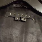 Theory  Black Long Belted Puffer Coat Petite P Hooded Photo 8