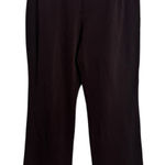 L.L.Bean Cotton Pull On Pants Women L Chocolate Brown Layer Minimal Gorpcore Photo 0