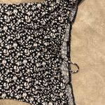 Papaya Black And White Floral Off The Shoulder Dress Photo 1