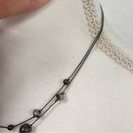 Loft  Black Beads Two Strand Short Necklace Jewelry Photo 2