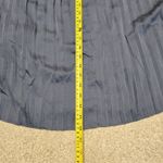 Lafayette 148 New York Pleated Long Sleeve Midi Shirt Dress Blue Size Large Photo 7