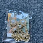 Crystal Fashion Luxury Vintage style Pearl Long Earrings for Women Dangle‎ new Photo 6