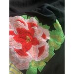 True Religion black flower hoodie size medium Photo 5