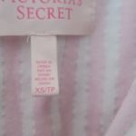 Victoria's Secret  vertical stripe sleep shirt top in pink and white size XS. Photo 5