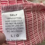 Main Strip EUC -  Heartfelt Milkmaid Smocked Sequin Hearts Crop Top - Size: Large Photo 9