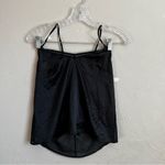 Auden NWT  Black Sheer Chemise Tank Top Photo 3